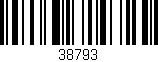 Código de barras (EAN, GTIN, SKU, ISBN): '38793'