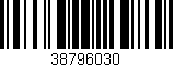 Código de barras (EAN, GTIN, SKU, ISBN): '38796030'