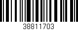 Código de barras (EAN, GTIN, SKU, ISBN): '38811703'