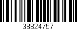 Código de barras (EAN, GTIN, SKU, ISBN): '38824757'