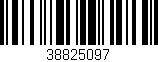 Código de barras (EAN, GTIN, SKU, ISBN): '38825097'