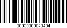 Código de barras (EAN, GTIN, SKU, ISBN): '38838383849494'
