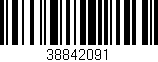 Código de barras (EAN, GTIN, SKU, ISBN): '38842091'