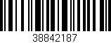 Código de barras (EAN, GTIN, SKU, ISBN): '38842187'