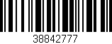 Código de barras (EAN, GTIN, SKU, ISBN): '38842777'