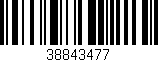 Código de barras (EAN, GTIN, SKU, ISBN): '38843477'