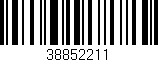 Código de barras (EAN, GTIN, SKU, ISBN): '38852211'