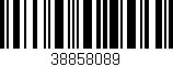 Código de barras (EAN, GTIN, SKU, ISBN): '38858089'