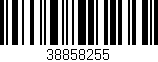 Código de barras (EAN, GTIN, SKU, ISBN): '38858255'