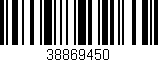 Código de barras (EAN, GTIN, SKU, ISBN): '38869450'