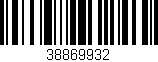 Código de barras (EAN, GTIN, SKU, ISBN): '38869932'