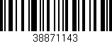 Código de barras (EAN, GTIN, SKU, ISBN): '38871143'