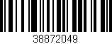 Código de barras (EAN, GTIN, SKU, ISBN): '38872049'