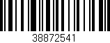 Código de barras (EAN, GTIN, SKU, ISBN): '38872541'
