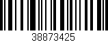 Código de barras (EAN, GTIN, SKU, ISBN): '38873425'
