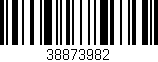 Código de barras (EAN, GTIN, SKU, ISBN): '38873982'