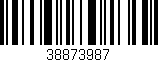 Código de barras (EAN, GTIN, SKU, ISBN): '38873987'