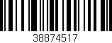 Código de barras (EAN, GTIN, SKU, ISBN): '38874517'