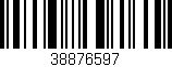 Código de barras (EAN, GTIN, SKU, ISBN): '38876597'