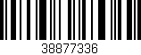 Código de barras (EAN, GTIN, SKU, ISBN): '38877336'