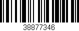 Código de barras (EAN, GTIN, SKU, ISBN): '38877346'