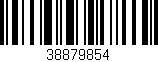 Código de barras (EAN, GTIN, SKU, ISBN): '38879854'