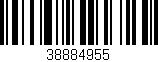 Código de barras (EAN, GTIN, SKU, ISBN): '38884955'