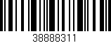 Código de barras (EAN, GTIN, SKU, ISBN): '38888311'