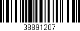 Código de barras (EAN, GTIN, SKU, ISBN): '38891207'