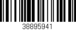 Código de barras (EAN, GTIN, SKU, ISBN): '38895941'