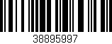 Código de barras (EAN, GTIN, SKU, ISBN): '38895997'