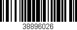 Código de barras (EAN, GTIN, SKU, ISBN): '38896026'