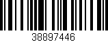 Código de barras (EAN, GTIN, SKU, ISBN): '38897446'