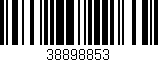 Código de barras (EAN, GTIN, SKU, ISBN): '38898853'