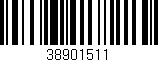 Código de barras (EAN, GTIN, SKU, ISBN): '38901511'
