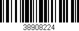 Código de barras (EAN, GTIN, SKU, ISBN): '38908224'