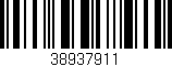 Código de barras (EAN, GTIN, SKU, ISBN): '38937911'