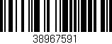 Código de barras (EAN, GTIN, SKU, ISBN): '38967591'