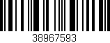 Código de barras (EAN, GTIN, SKU, ISBN): '38967593'
