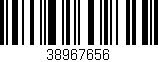 Código de barras (EAN, GTIN, SKU, ISBN): '38967656'