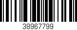 Código de barras (EAN, GTIN, SKU, ISBN): '38967799'