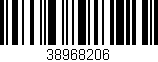 Código de barras (EAN, GTIN, SKU, ISBN): '38968206'