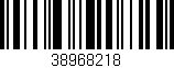 Código de barras (EAN, GTIN, SKU, ISBN): '38968218'