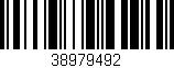 Código de barras (EAN, GTIN, SKU, ISBN): '38979492'