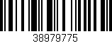 Código de barras (EAN, GTIN, SKU, ISBN): '38979775'