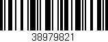 Código de barras (EAN, GTIN, SKU, ISBN): '38979821'