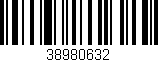 Código de barras (EAN, GTIN, SKU, ISBN): '38980632'
