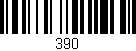 Código de barras (EAN, GTIN, SKU, ISBN): '390'