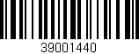 Código de barras (EAN, GTIN, SKU, ISBN): '39001440'
