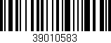 Código de barras (EAN, GTIN, SKU, ISBN): '39010583'